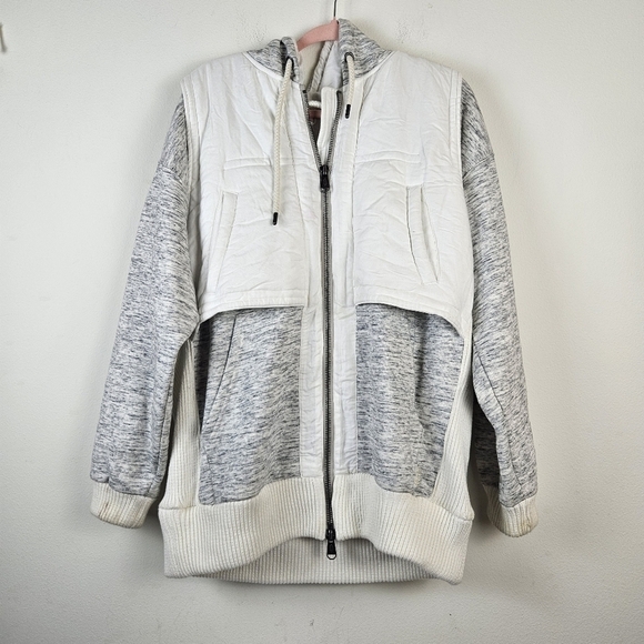Free people Movement Mad for it Jacket Coat Size Small Oversized Fall Winter - Picture 2 of 8
